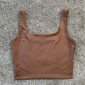 Brown Sleeveless Women's Top